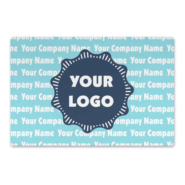Custom Logo & Company Name Large Rectangle Car Magnet - 18" x 12"