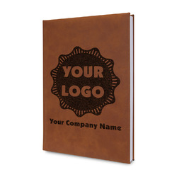 Logo & Company Name Leather Sketchbook - Small - Double-Sided