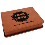 Logo & Company Name Leatherette 4-Piece Wine Tool Set