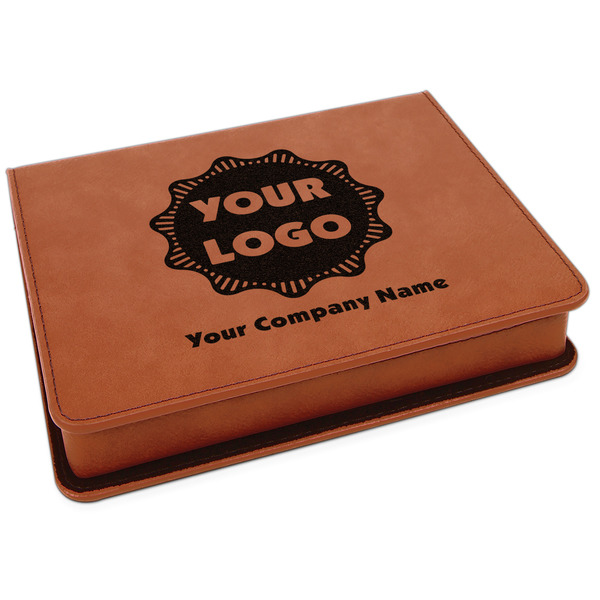 Custom Logo & Company Name Leatherette 4-Piece Wine Tool Set