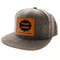 Logo & Company Name Leatherette Patches - LIFESTYLE (HAT) Square