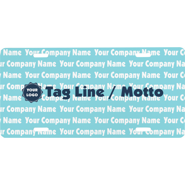 Custom Logo & Company Name Front License Plate