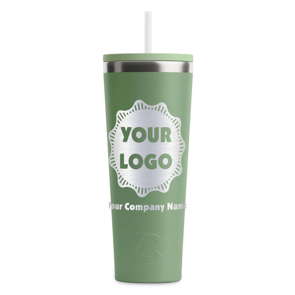 Logo & Company Name Light Green RTIC Everyday Tumbler - 28 oz. - Front