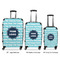 Logo & Company Name Luggage Bags all sizes - With Handle