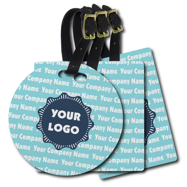 Custom Logo & Company Name Plastic Luggage Tag