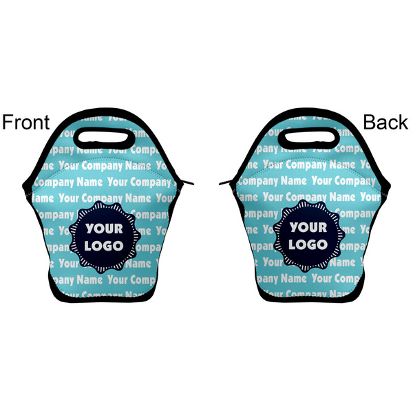 Logo & Company Name Lunch Bag - Front and Back