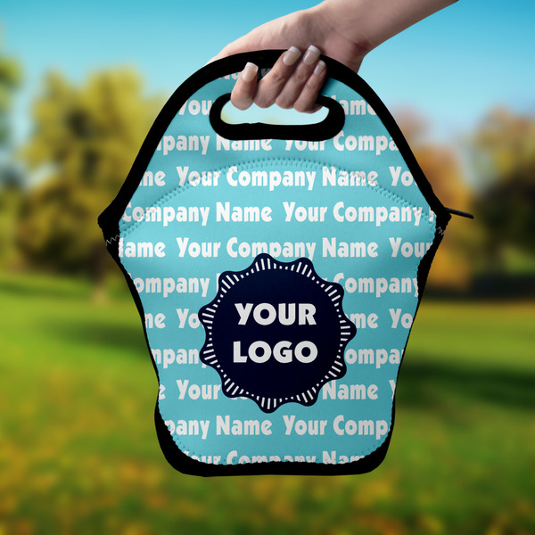 Logo & Company Name Lunch Bag - Hand