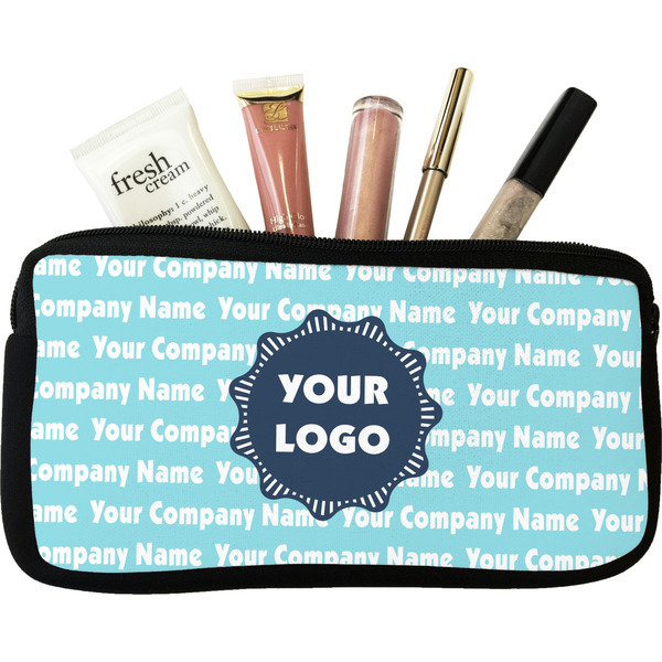 Custom Logo & Company Name Makeup / Cosmetic Bag - Small