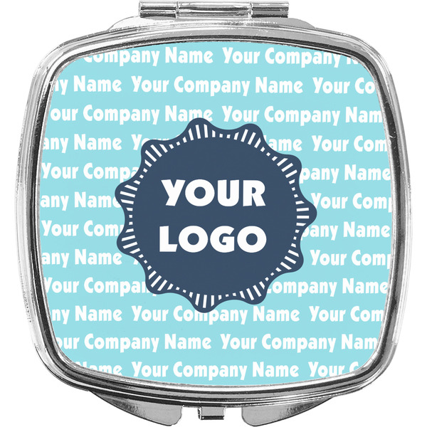 Custom Logo & Company Name Compact Makeup Mirror