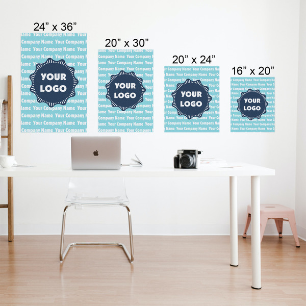 Logo & Company Name Matte Poster - Sizes