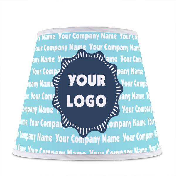 Logo & Company Name Poly Film Empire Lampshade - Front View