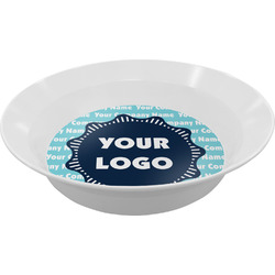 Logo & Company Name Melamine Bowl - 12 oz (Personalized)