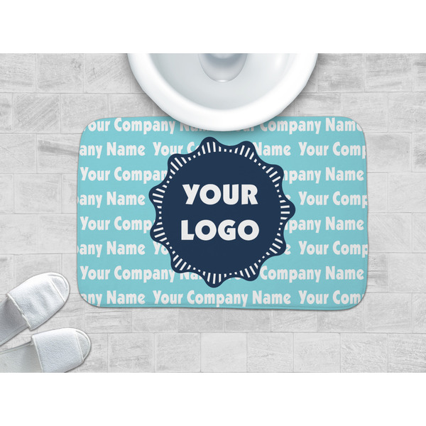 Logo & Company Name Memory Foam Bath Mat - LIFESTYLE 34x21
