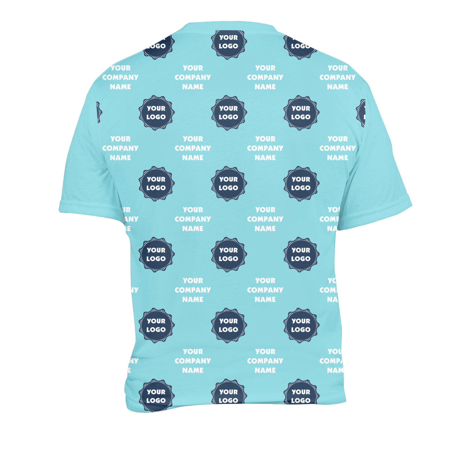 Logo & Company Name Men's Crew TShirt (Personalized) YouCustomizeIt