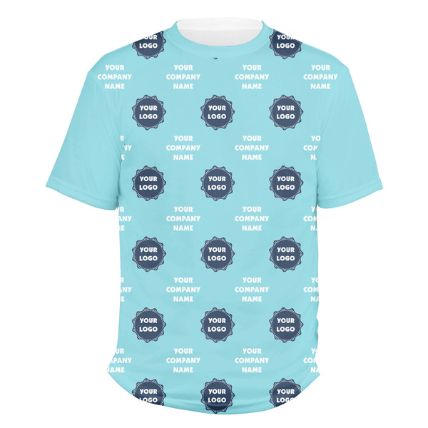 Custom Logo & Company Name Men's Crew T-Shirt