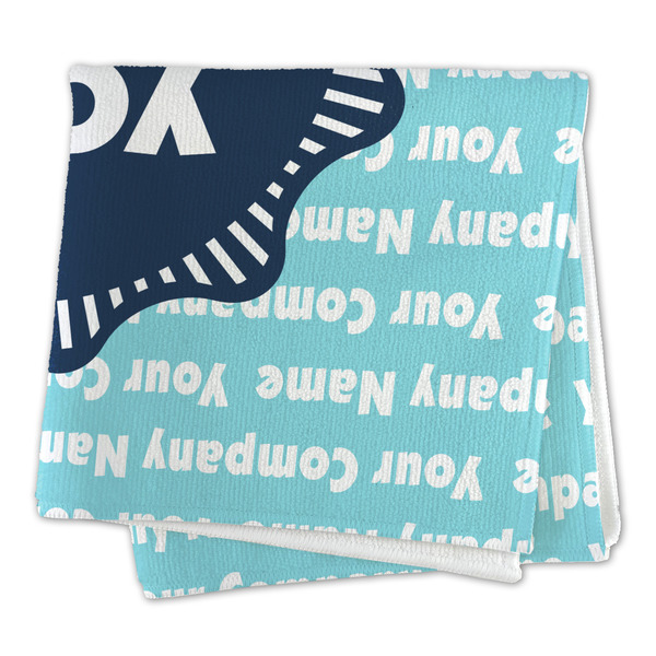 Logo & Company Name Microfiber Dish Rag - FOLDED (square)