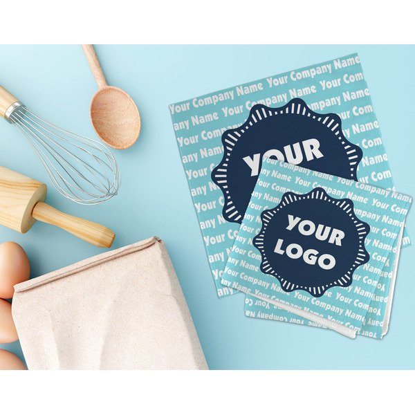 Logo & Company Name Microfiber Dish Rag - LIFESTYLE