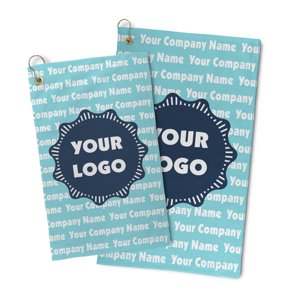 Logo & Company Name Microfiber Golf Towel - PARENT/MAIN