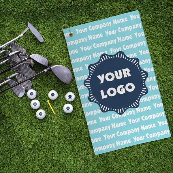 Logo & Company Name Microfiber Golf Towels - LIFESTYLE