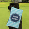 Logo & Company Name Microfiber Golf Towels - Small - LIFESTYLE