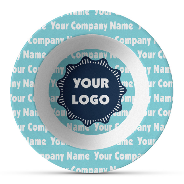 Custom Logo & Company Name Plastic Bowl - Microwave Safe - Composite Polymer