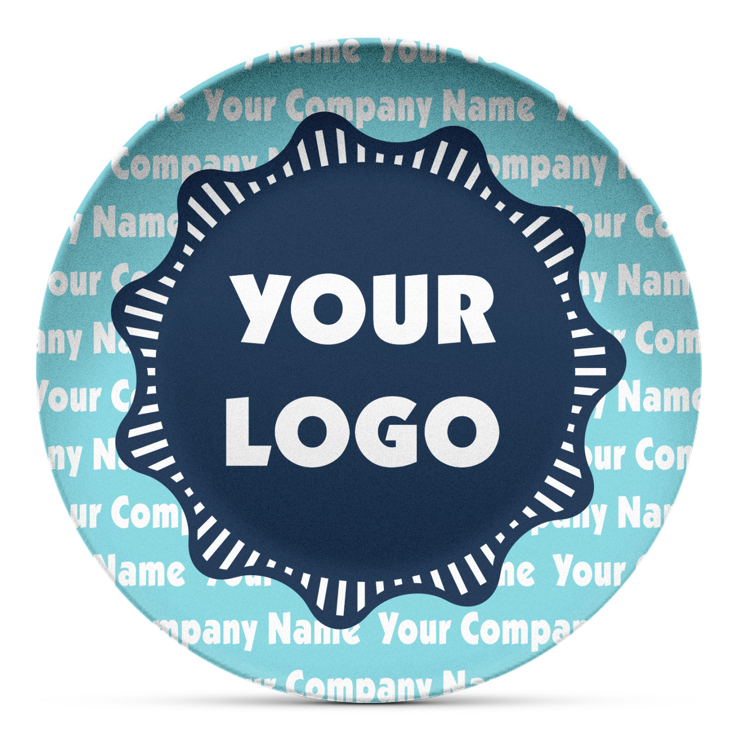 Custom Logo & Company Name Microwave Safe Plastic Plate Composite