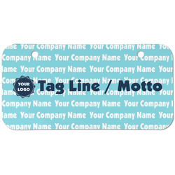 Logo & Company Name Mini/Bicycle License Plate (2 Holes)