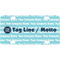 Logo & Company Name Mini/Bicycle License Plate