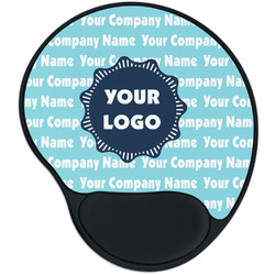 Logo & Company Name Mouse Pad with Wrist Support