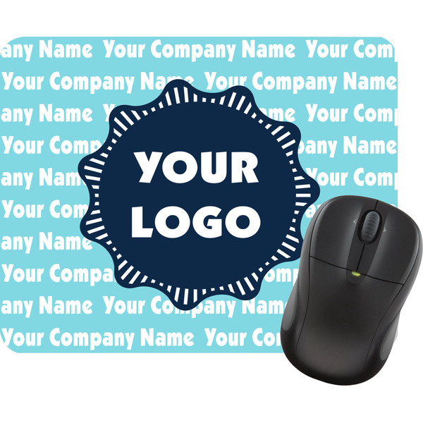Custom Logo & Company Name Rectangular Mouse Pad