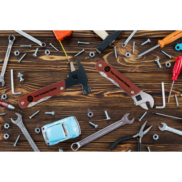 Logo & Company Name Multi-Tool Hammer and Wrench - LIFESTYLE