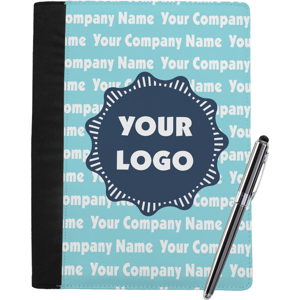 Custom Logo & Company Name Notebook Padfolio - Large