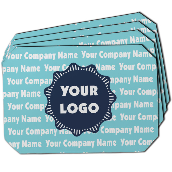 Custom Logo & Company Name Dining Table Mat - Octagon