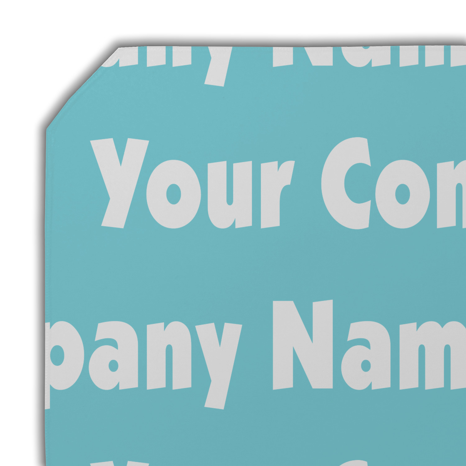 Logo & Company Name Dining Table Mat Octagon YouCustomizeIt