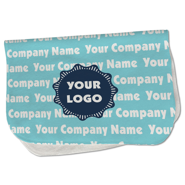 Custom Logo & Company Name Burp Cloth - Fleece - Single