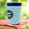Logo & Company Name Party Cup Sleeves - with bottom - Lifestyle