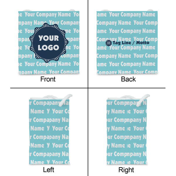 Logo & Company Name Party Favor Gift Bag - Matte - Approval
