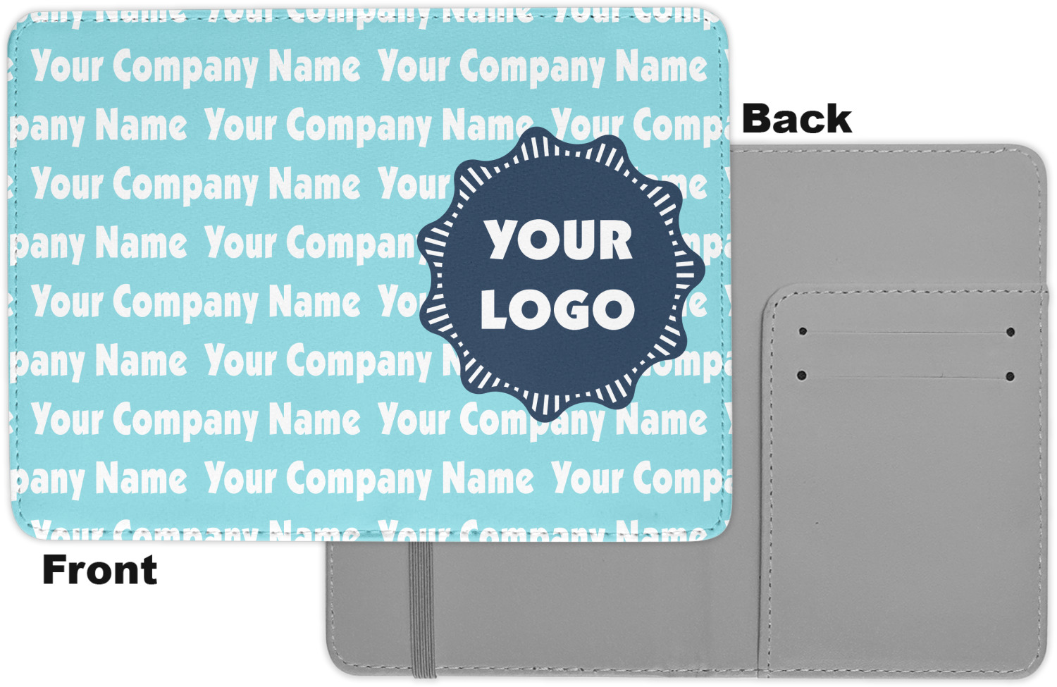 Logo & Company Name Passport Holder Fabric (Personalized