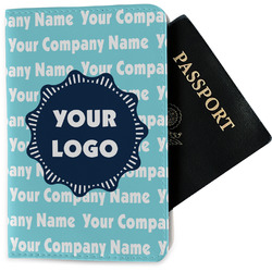 Logo & Company Name Passport Holder - Fabric (Personalized)