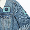 Logo & Company Name Patches Lifestyle Jean Jacket Detail