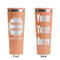 Logo & Company Name Peach RTIC Everyday Tumbler - 28 oz. - Front and Back