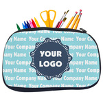 Logo & Company Name Neoprene Pencil Case - Medium