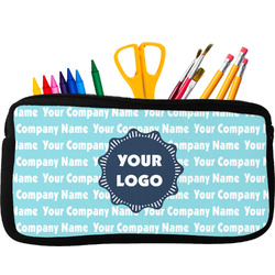 Logo & Company Name Neoprene Pencil Case