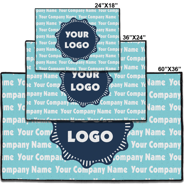 Logo & Company Name Personalized Door Mat - Group Parent IMF