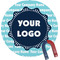 Logo & Company Name Personalized Round Fridge Magnet