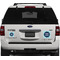 Logo & Company Name Personalized Square Car Magnets on Ford Explorer