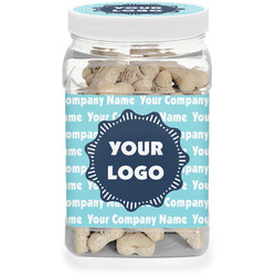 Logo & Company Name Dog Treat Jar (Personalized)
