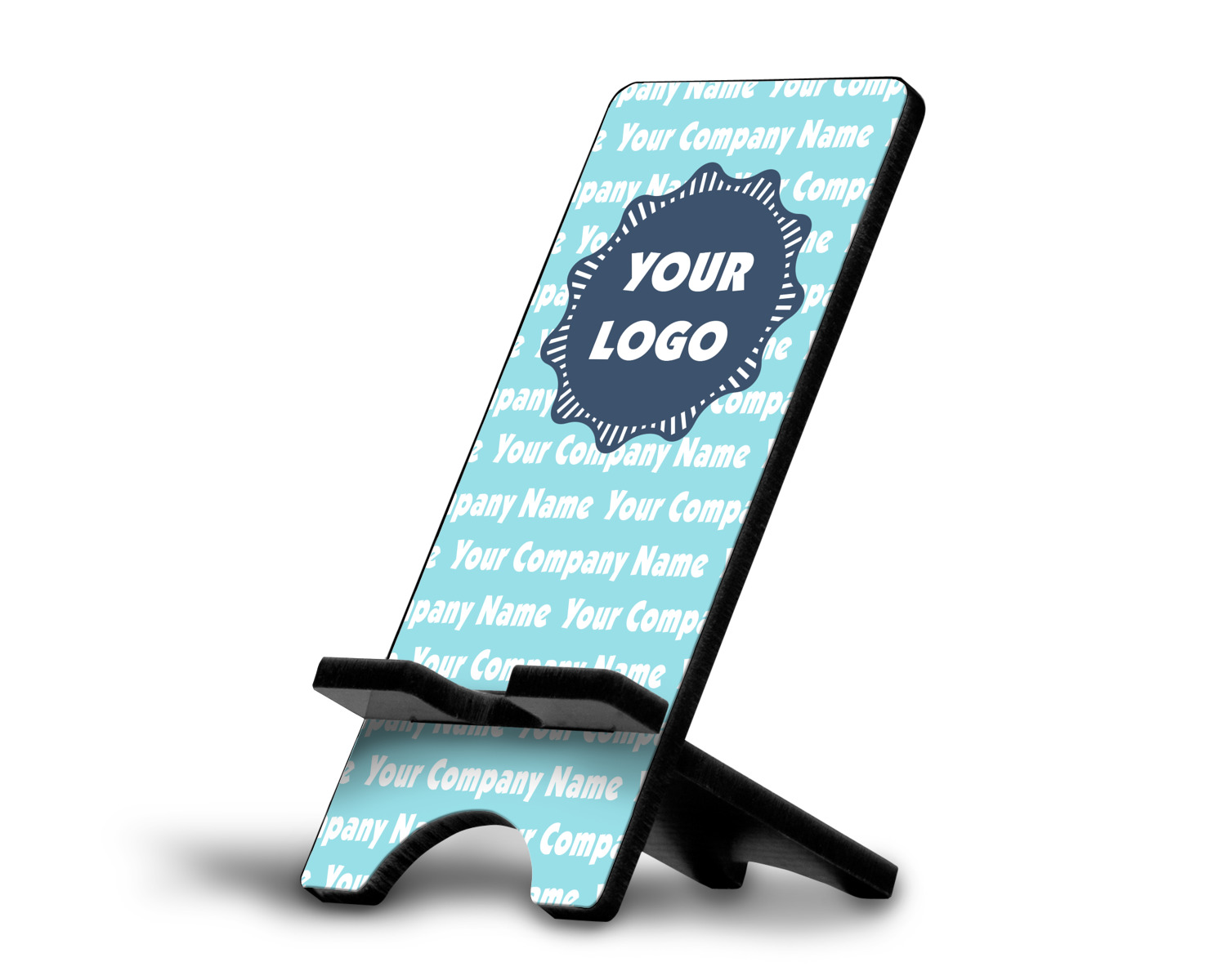 Logo & Company Name Cell Phone Stand YouCustomizeIt