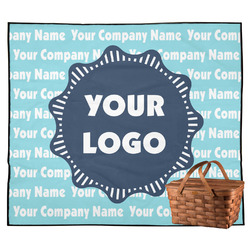 Logo & Company Name Outdoor Picnic Blanket