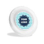 Logo & Company Name Plastic Party Appetizer & Dessert Plates - 6"